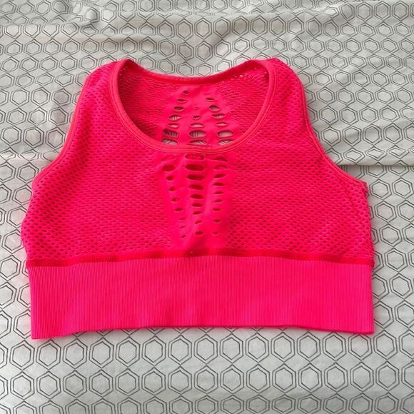 Zella hot pink athletic bra size Medium, New - Picture 1 of 3
